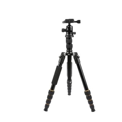 ADBWEKKF Aluminum Portable Professional Travel Camera Tripod Q666 Monopod Ball Head