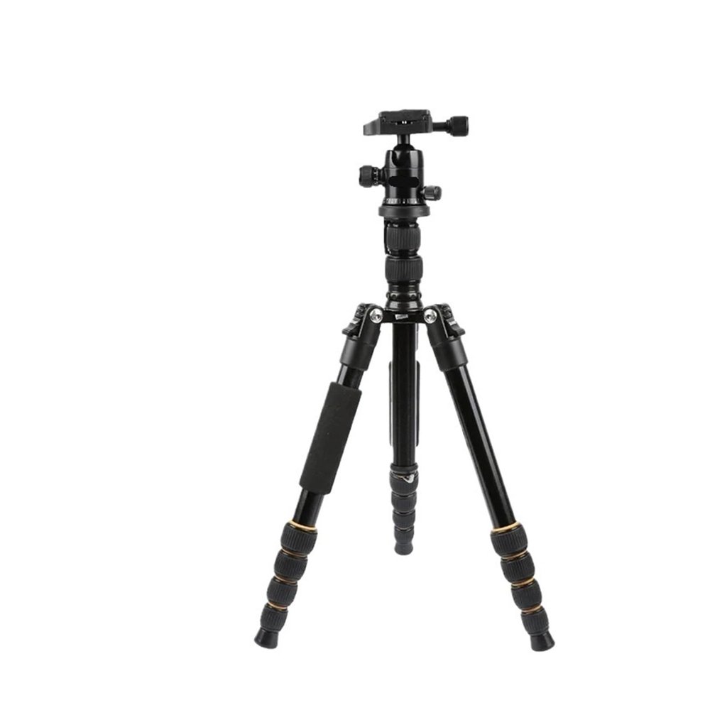 ADBWEKKF Aluminum Portable Professional Travel Camera Tripod Q666 Monopod Ball Head