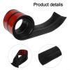 Non-Slip Stair for Edge Protector Trim for Indoor & Outdoor Use  Vinyl Rubber Stair Nose Molding, Peel-and-, Cuttable 3.3 ft Length, Black/Gray/Brown(Black 3.3FT) view 4