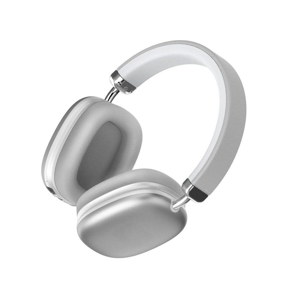 Bluetooth 5.3 Earphone Over Ear Headphone Wireless Headset,Compatible for iOS Android TWS Dluetooth(Max sy32 Silver)