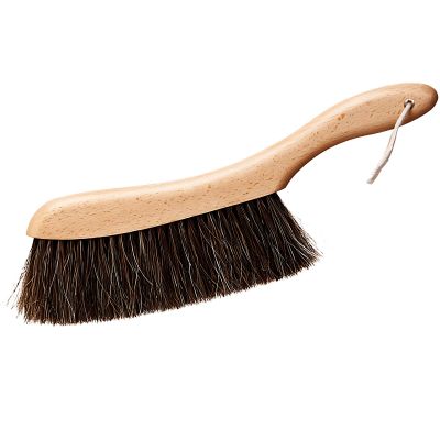 byepica Horsehair Brush for Bed Cleaning, 13.4 in Handle, Dry Use, Natural Bristles, Beech Wood