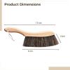 byepica Horsehair Brush for Bed Cleaning, 13.4 in Handle, Dry Use, Natural Bristles, Beech Wood view 3