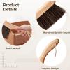 byepica Horsehair Brush for Bed Cleaning, 13.4 in Handle, Dry Use, Natural Bristles, Beech Wood view 4