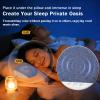 2 Pack Bluetooth Pillow Speaker for Sleeping, S1 Ultra-Thin Bluetooth Pillow Speaker with White Noise Timer Wireless Sleep Aid (Blue*1) view 3