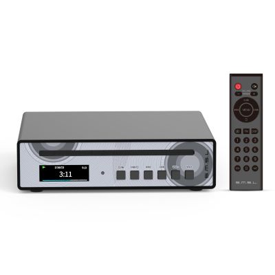 SMSL VMV PL100PRO HiFi CD Player for Home, Car CD Player, Dual CS43131 Chip MQA Decoding CD Transport, RCA/XLR Balanced/ 3.5mm/4.4mm Balanced Headphone/Optical/Coaxial Digital Output Preamp (Black)