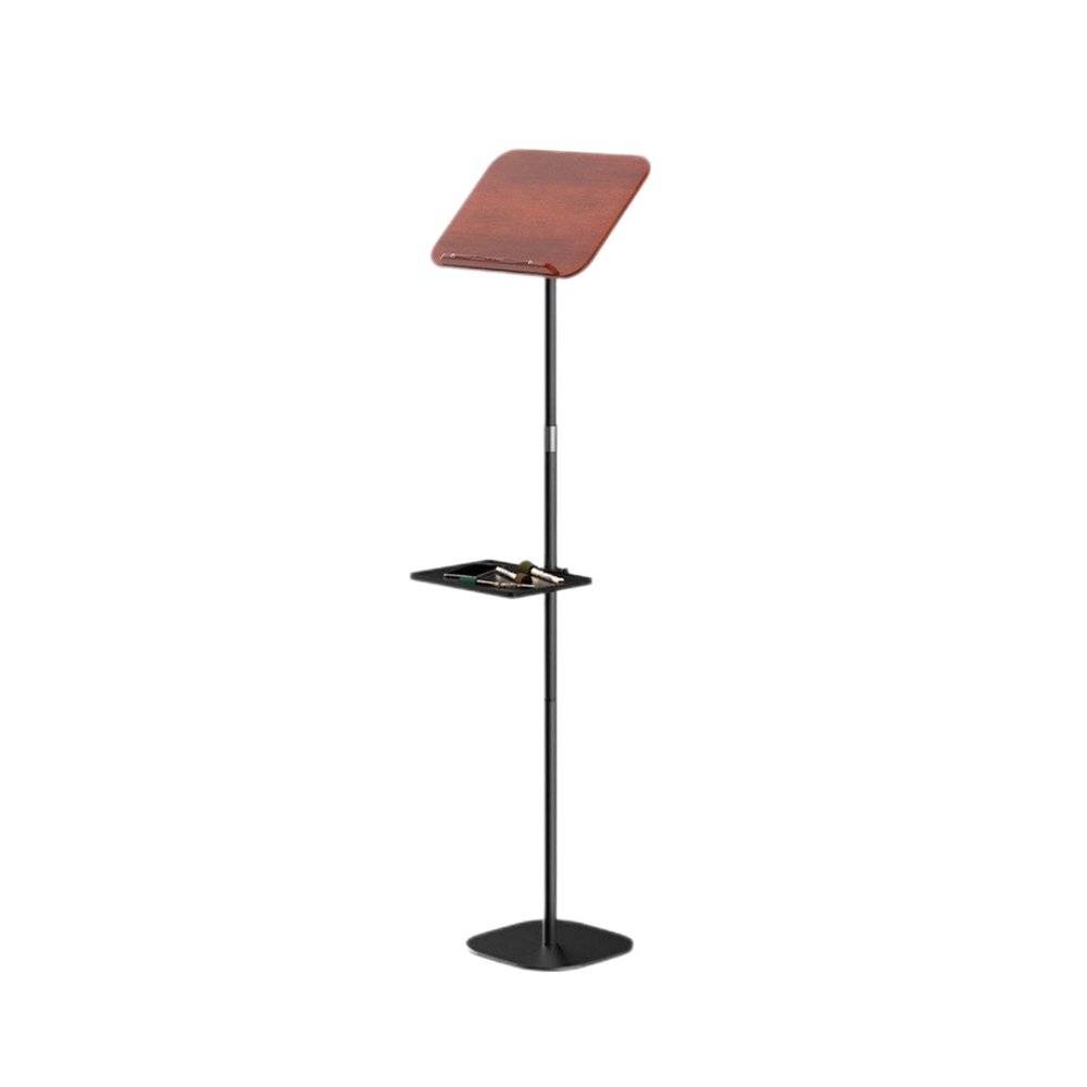 Adjustable Height Music Stand/Laptop Stand/Reading Book Stand with Small Tray,Suitable for Home,Office and Studio Use (H108-142cm)