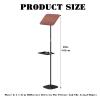 Adjustable Height Music Stand/Laptop Stand/Reading Book Stand with Small Tray,Suitable for Home,Office and Studio Use (H108-142cm) view 2