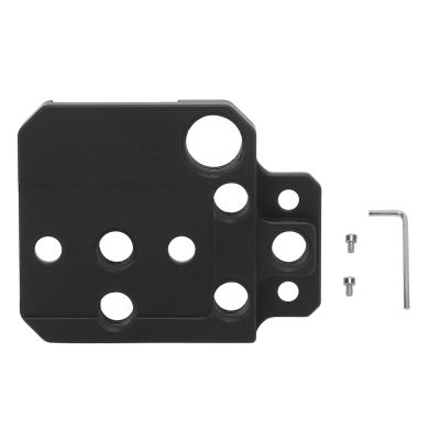 Cufaee Extension Mount Plate Holder, Side Extension Plate, Stabilizer Quick Releases Plate for Video Light, Microphone