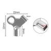 10-Pack Zinc Alloy Radiator Bleed Keys for Air Vent Square Hole Valves  Compact Plumbing Tool for Home Radiator Maintenance & Exhaust Valve Operation, 2.2 x 2.2 x 0.9 cm view 4