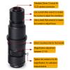 120X Microscope Camera Zoom Lens, Industrial Adjustable Monocular Eyepiece, 0.7-5X Continuous Adjustable Magnification, with C Mount, Lab Microscope Accessories view 2