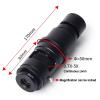 120X Microscope Camera Zoom Lens, Industrial Adjustable Monocular Eyepiece, 0.7-5X Continuous Adjustable Magnification, with C Mount, Lab Microscope Accessories view 4