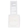 100Pcs Adhesive Cable Management Clips, Adjustable Nylon Strap Ties with Strong Self Adhesive Backing, Reusable Wire Clamps Organizer for Office Home Car Electronics (White) view 3