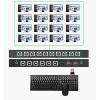 16 Port KVM Switch/Distributor - USB Keyboard Mouse Synchronizer Controller, Plug and Play Distributor Support for Windows/Linux and Other Systems, Game Controller for Multiple PCs view 3