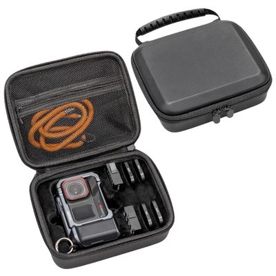 XYYORITRIX Storage Bag for Insta360 Ace Pro 2Street Photography Kit Protective Case Hard Shell Protection Ultra Soft Fleece Lining PU Leather Surface Waterproof & Moisture-Resistant