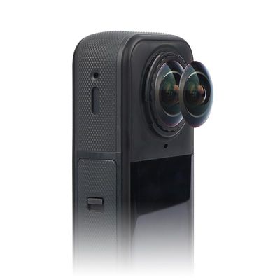 Interchangeable Lens Kit for Insta360 X5, Optical Glass Anti Scratch Anti Impact Protective Lenses, Sport Camera 360 X5 Camera HD Lens Replacement.