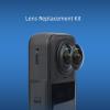 Interchangeable Lens Kit for Insta360 X5, Optical Glass Anti Scratch Anti Impact Protective Lenses, Sport Camera 360 X5 Camera HD Lens Replacement. view 2