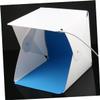 IWOWHERO 20cm Mini Folding Photography Light Tent with LED Lights with 4 Color Backdrops for Product and Jewelry Photography view 3