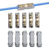 10 AWG Brass Electrical Connector Kit with ABS Insulated Protective Covers, 60A/80A Quick Connect Terminal for Marine, Automotive & High-Power Wiring Applications, Pack(60A) view 2