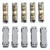 10 AWG Brass Electrical Connector Kit with ABS Insulated Protective Covers, 60A/80A Quick Connect Terminal for Marine, Automotive & High-Power Wiring Applications, Pack(60A) view 3