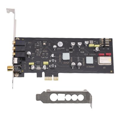 Fabater PCIe Sound Card, HiFi Internal Sound Card with Sabre 32 DAC for Wins OS X Systems, Supports for SSS1700, No Drive Required