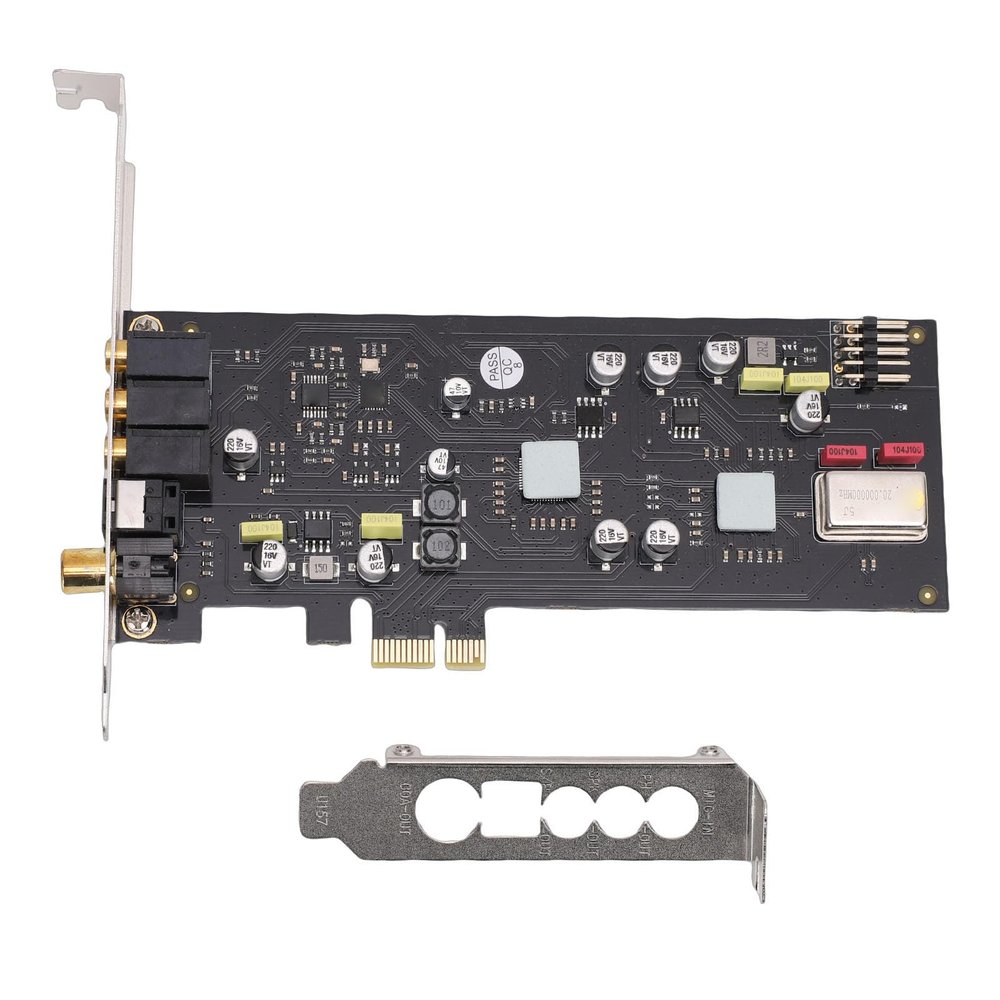 Fabater PCIe Sound Card, HiFi Internal Sound Card with Sabre 32 DAC for Wins OS X Systems, Supports for SSS1700, No Drive Required