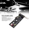 Fabater PCIe Sound Card, HiFi Internal Sound Card with Sabre 32 DAC for Wins OS X Systems, Supports for SSS1700, No Drive Required view 2