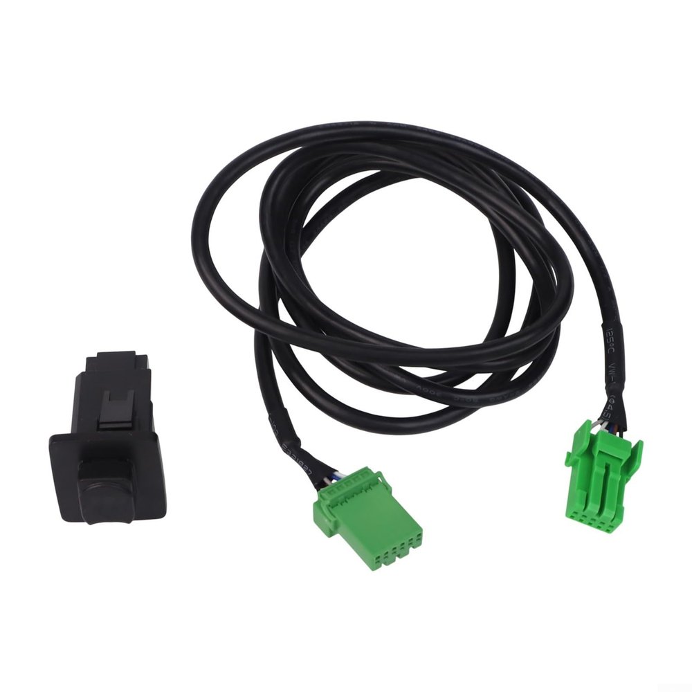 12-Pin Car AUX Audio Adapter Cable for Accord (20082010), Pilot (20092012), for Crosstour (20102011)  Center Console Stereo Interface with ABS Housing, 150 cm Extension Cable