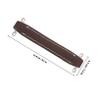 Toddmomy Subwoofer Pull Handle with Screws Leather Speaker Handle for Indoor Audio Equipment Practical Coffee Brown for Home Subwoofers view 2