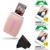 Fujifilm Instax Mini Link 3 Smartphone Printer with Instax Mini Films and Free Bonus Microfiber Cleaning Cloth... (Rose Pink, 2 x Twin Pack (40 Sheets)) view 1