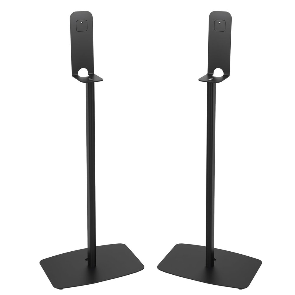 1 Pair Surround Sound Speaker Stand for Sony SA-RS5 System Floor Speaker Stand Easy DIY Assembly Aluminum Alloy with Cable Management