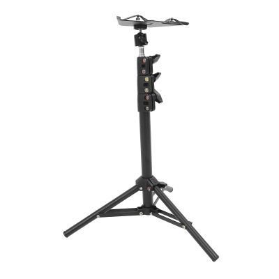 TIKATARER Rectangular Satellite Tripod, Height Adjustable Aluminum Alloy Stand, Non Slip Feet Tripod with Pipe Adapter, Ideal for Mini RV, Travel, Camping & Outdoor