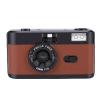 Dpofirs 35mm Film Camera, Reusable Vintage Camera with Built in Flash Manual Focus 28mm f/8 Lens and 3 Films for Retro Photography and Travel view 1