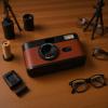 Dpofirs 35mm Film Camera, Reusable Vintage Camera with Built in Flash Manual Focus 28mm f/8 Lens and 3 Films for Retro Photography and Travel view 4