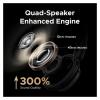 48dB ANC Wireless Headphones Over Ear Earphones Active Noise Cancellation Hi-Res LDAC 120h Playtime(White) view 4