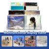 BTMFHOA Aboiled 4-Tier Clear Acrylic CD Holder - Stylish DVD/CD Display Rack & Vinyl Record Storage Stand view 3