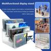 BTMFHOA Aboiled 4-Tier Clear Acrylic CD Holder - Stylish DVD/CD Display Rack & Vinyl Record Storage Stand view 4