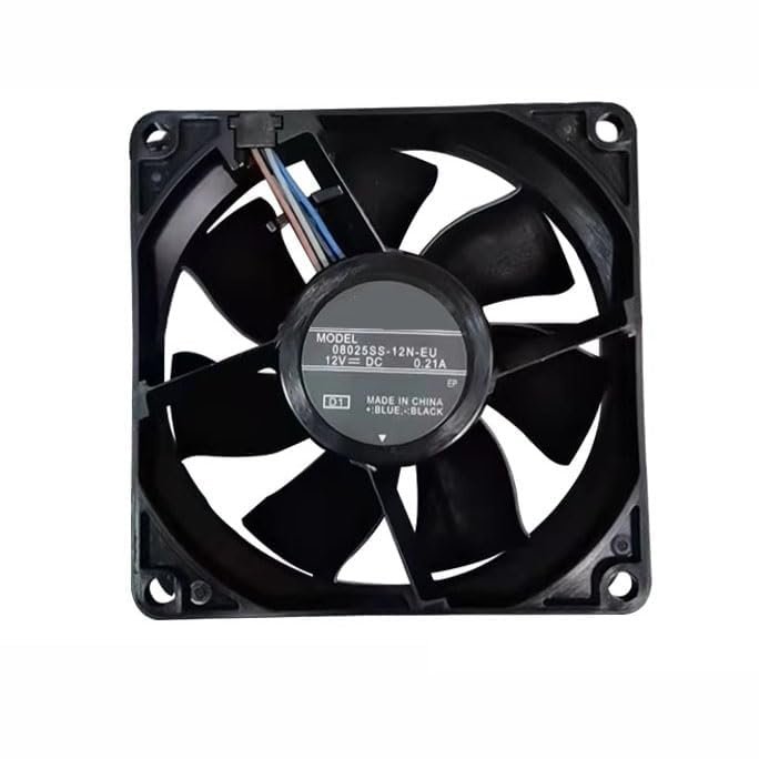 08025SS-12N-EU 80X80X25MM 12VDC 0.21A 4Lines New Cooling Fan