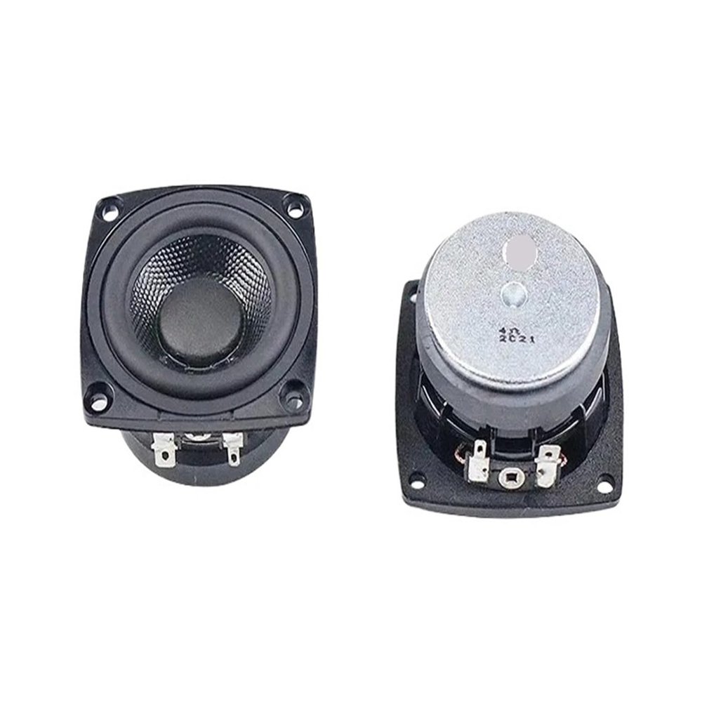 2.25-inch 60mm Full Frequency Speaker with 4ohm15W Rubber Edge Woven Basin 2PCS