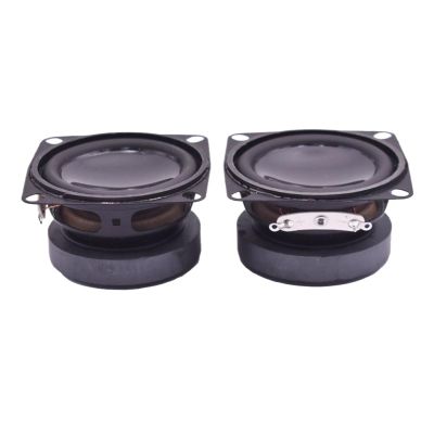 2pcs 2Inch 52MM Mini Audio Portable Speakers 4 Ohm 5W Full Range Speaker Rubber Side for Home Theater Sound