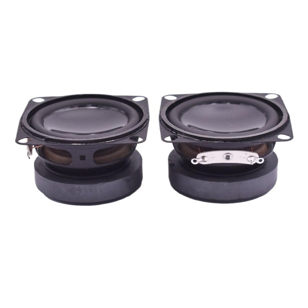 2pcs 2Inch 52MM Mini Audio Portable Speakers 4 Ohm 5W Full Range Speaker Rubber Side for Home Theater Sound