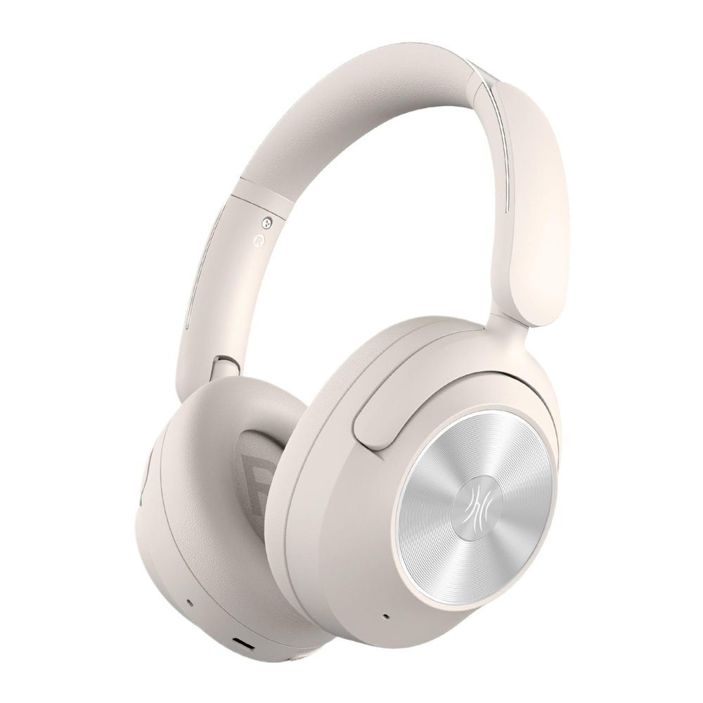 Compatible for Oneodio A6 ANC Wireless 6.0 Headphones -48dB Hybrid Active Noise Cancelling Over Ear Headset with Mic Hi-Res LDAC APP(White)