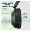 Compatible for Oneodio A6 ANC Wireless 6.0 Headphones -48dB Hybrid Active Noise Cancelling Over Ear Headset with Mic Hi-Res LDAC APP(White) view 3
