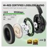 Compatible for Oneodio A6 ANC Wireless 6.0 Headphones -48dB Hybrid Active Noise Cancelling Over Ear Headset with Mic Hi-Res LDAC APP(White) view 4