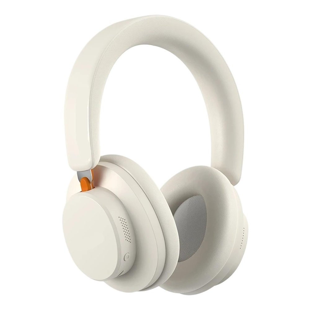 Compatible for Bose&Bye ANC Noise Reduction Headphones Over The Ear Wireless Big Earphone HiFi Sounds Sport Headsets with Button Mic(White)
