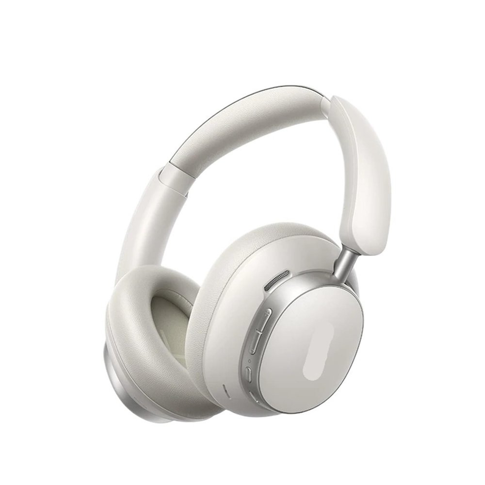 48dB ANC Wireless Headphones Over Ear Earphones Active Noise Cancellation Hi-Res LDAC 120h Playtime(Studio Pro (White))