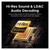 48dB ANC Wireless Headphones Over Ear Earphones Active Noise Cancellation Hi-Res LDAC 120h Playtime(Studio Pro (White)) view 3