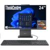 Lenovo 24" ThinkCentre All-in-One Desktop Computer  6-core AMD Ryzen 5 Processor  32GB DDR5  2TB SSD  Wi-Fi 6  HDMI in&Out  Wired KB&Mouse  Windows 11 Pro view 1