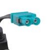FM Radio Adapter with Amplifier, Double FAKRA to DIN Converter for Automotive Audio Systems view 1