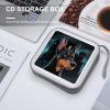 VstaDank Doberman Pinscher CD Case Portable Zipper CD Case 40 Capacity Hard Plastic DVD Cases Holder Large Storage Disc Wallet Bag for Car Home Travel DVD Collection Bag view 4