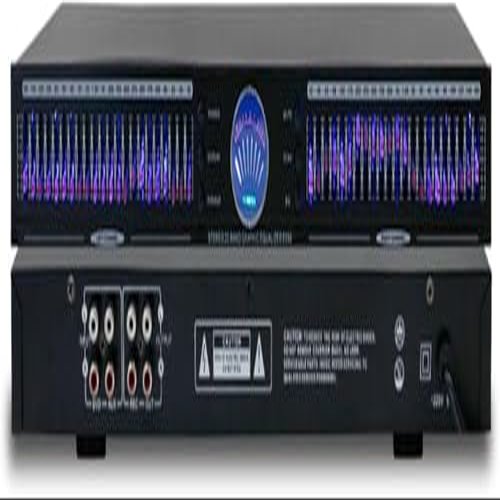 Zoienu 22-Band Stereo Graphic Equalizer Dual-Channel Design, Built-in 10 preset Effects, and Noise Reduction Capabilities, for high-Fidelity Home Audio and Recording Studios.
